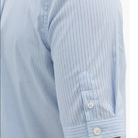 ALEXANDER MCQUEEN SHIRT BLUE SIZE 16.5/ 41…BRAND NEW